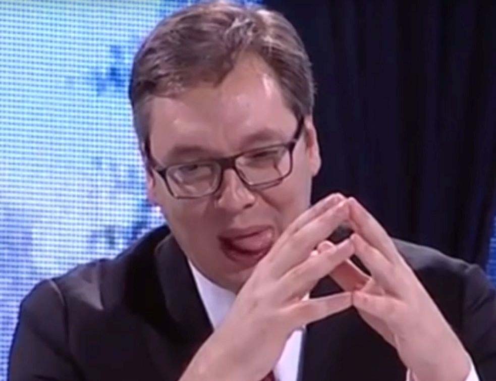 Aleksandar Vucic,oblizivanje, PRTSCRYT