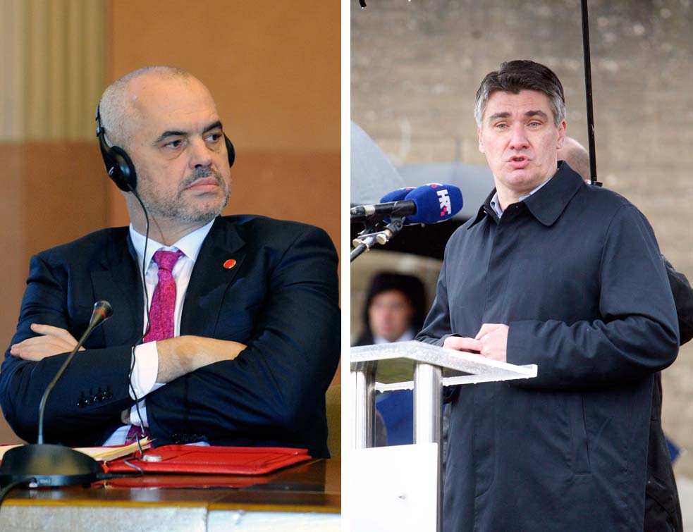 Edi Rama i Zoran Milanovic Dao Dj Aleksandar Jovan