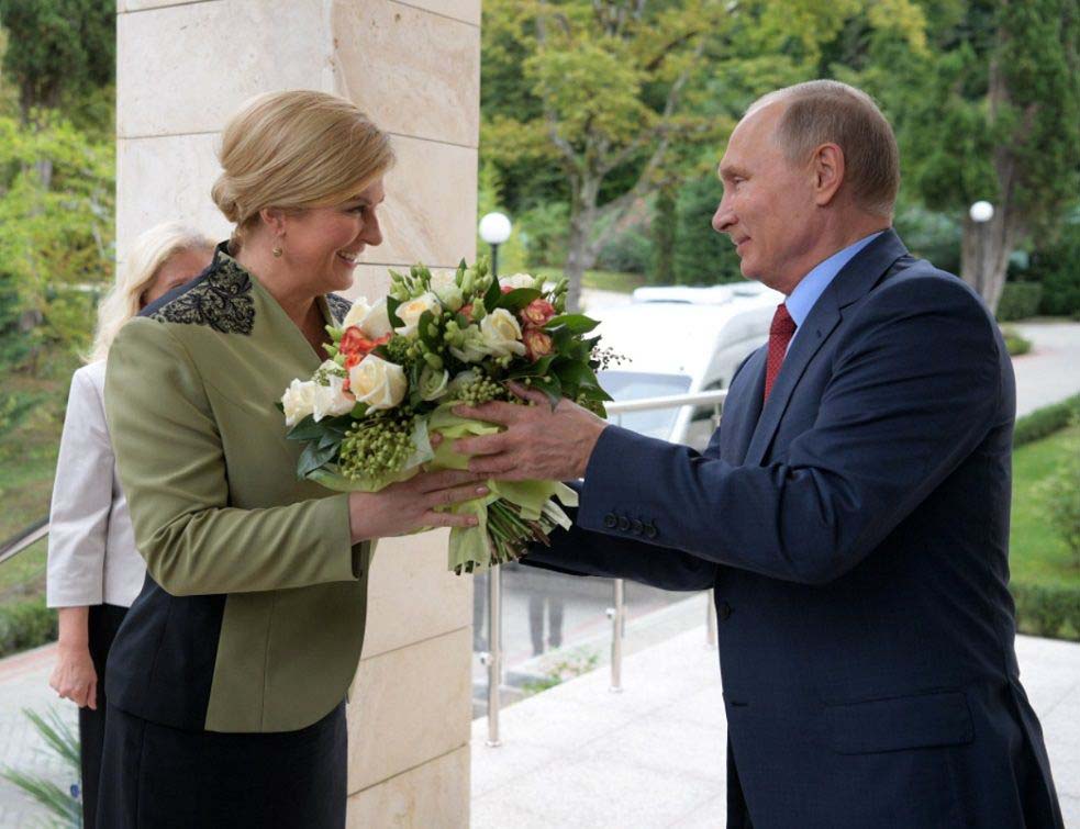 Kolinda Grabar Kitarovic i Putin,TVIT