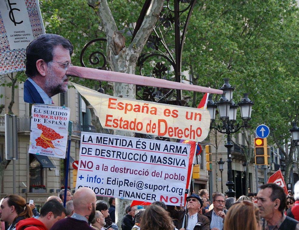 Protest Barselona, Marijano Rahoj, VIKI, Horrapics