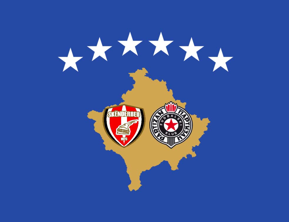 skenderbeg partizan kosovo ilustracija