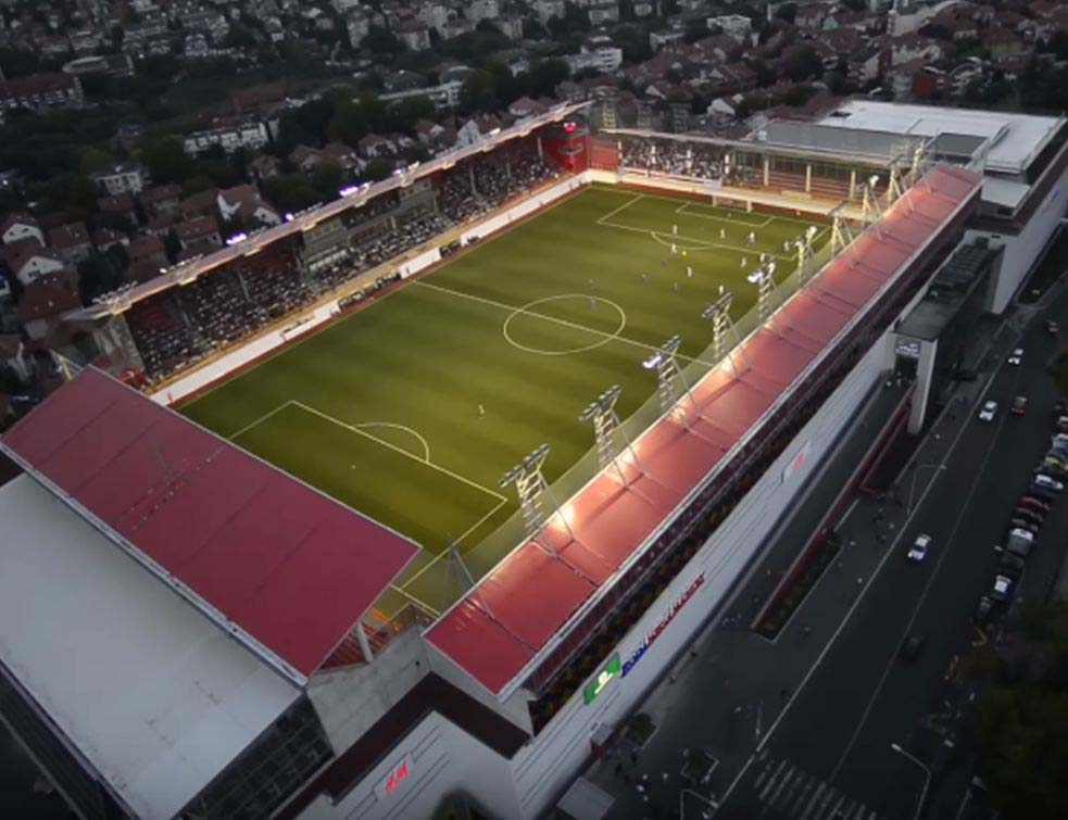 vozdovac stadion jutjub