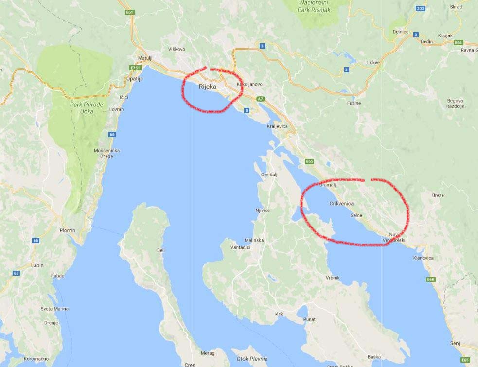 kvarner zemljotres rijeka crikvenice selce 983